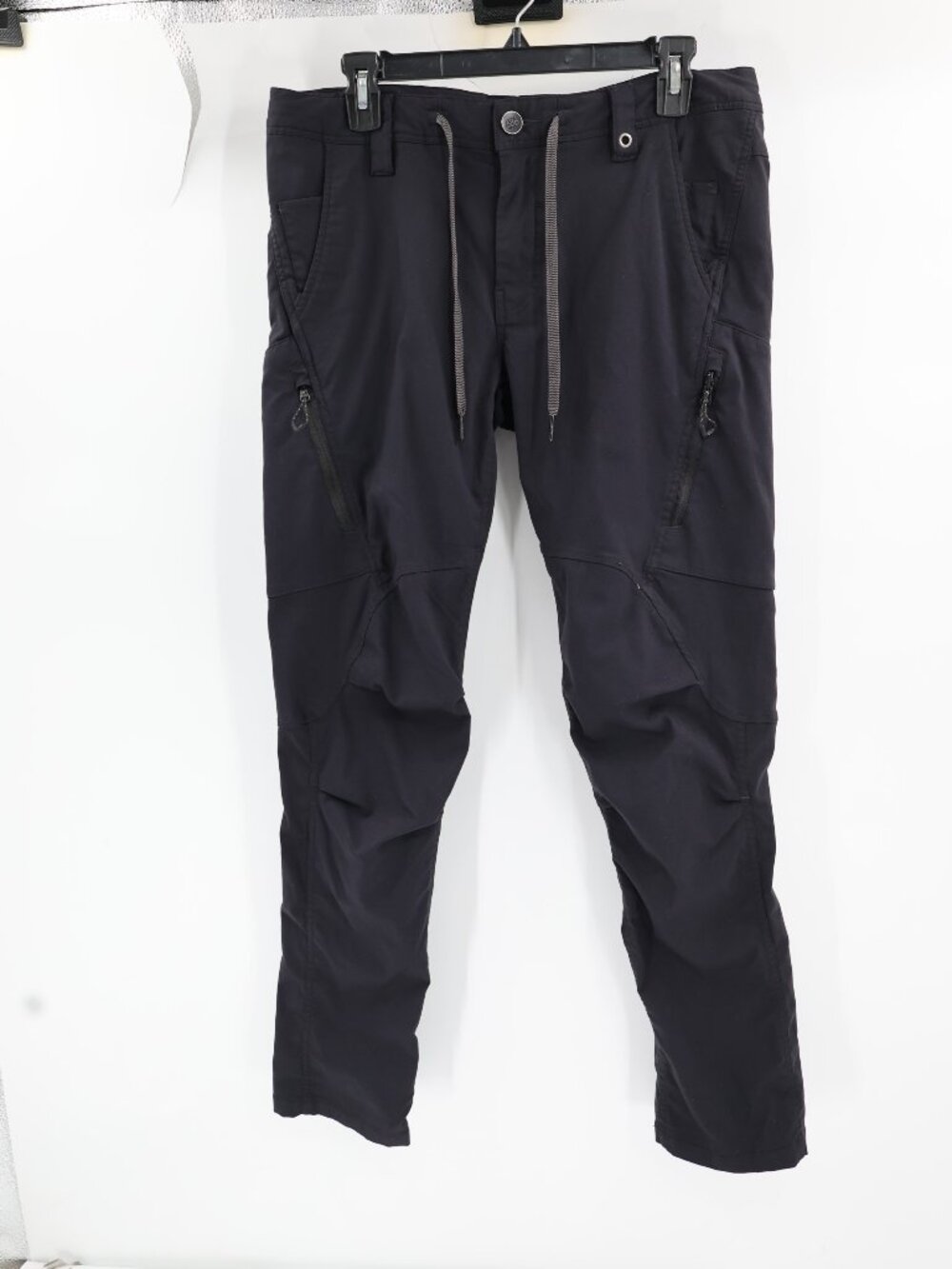 686 Pants Mens 32 L31 Anything Cargo Slim Fit Pockets Technical Drawstring Black